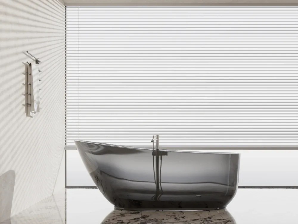 Cada Freestanding Onyx Translucent 150, Ovală, Transparentă, 150 cm