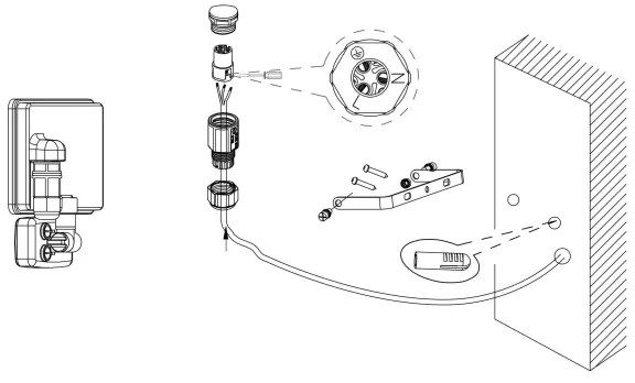 Eglo 97461 - LED Proiector cu senzor FAEDO 3 LED/20W/230V