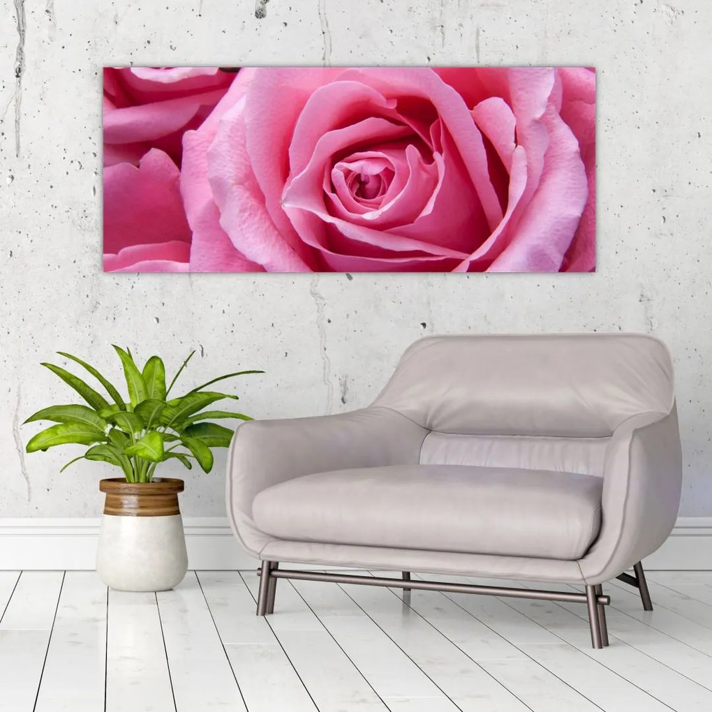 Tablou cu trandafir (120x50 cm)