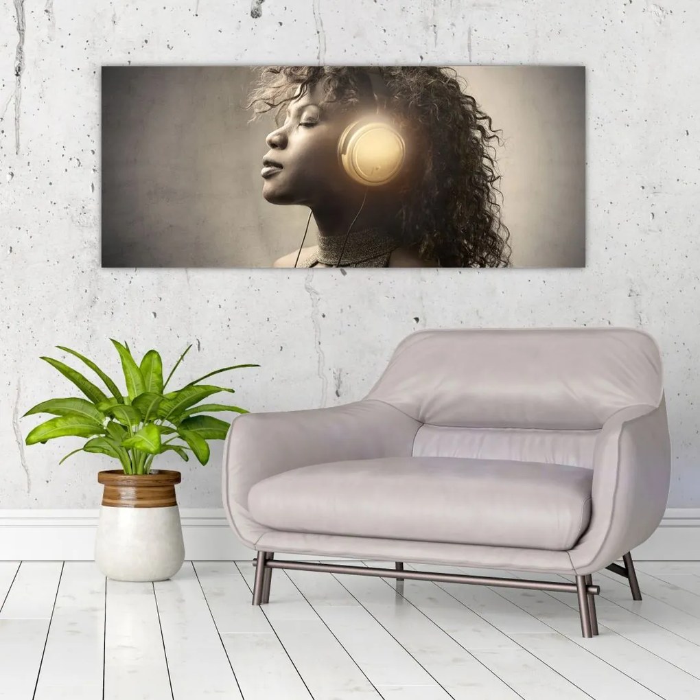 Tablou - Puterea muzicii (120x50 cm)