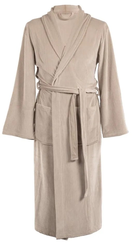 Halat taupe S/M din micropluș/cocolino Elena – Tiseco Home Studio