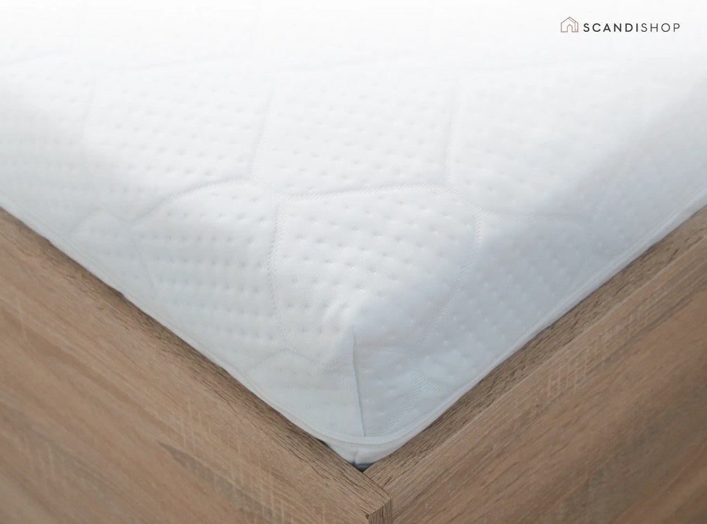 Saltea cu arcuri impachetate individual si fibra de cosos COCO MAXI 20 cm 160x200 cm Protectie saltea: FaRa protectie saltea
