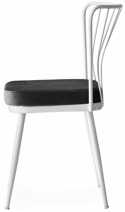 Set de scaune de sufragerie Yildiz White, 2 bucăți