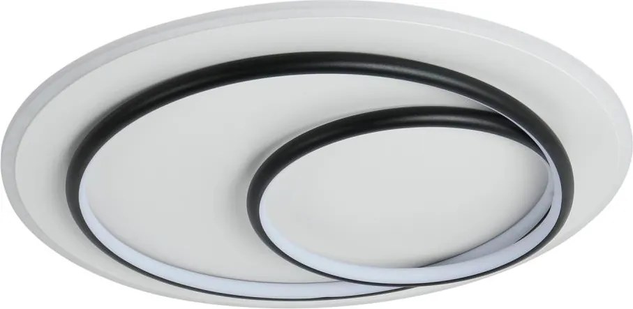 Brilagi - Plafonieră LED dimabilă FLARE LED/70W/230V Ø 50 cm albă/neagră + telecomandă