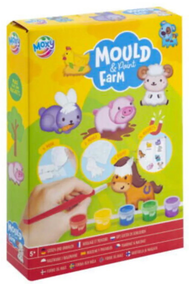 SET MODELEZ SI PICTEZ - ANIMALUTELE DE LA FERMA - MOXY (100121)