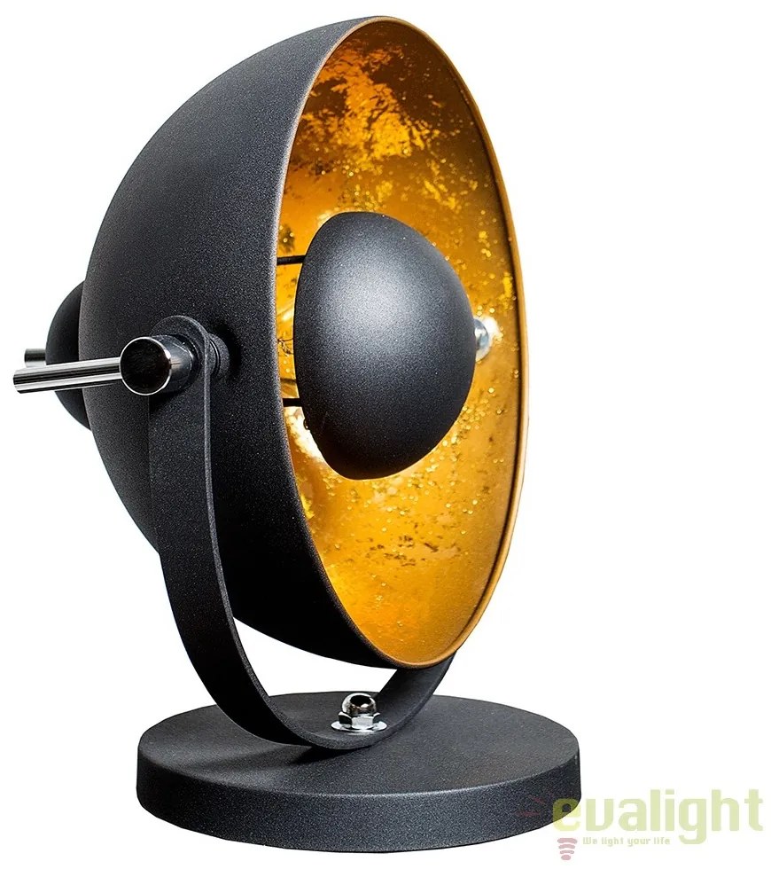 Lampa design retro diametru 40cm Studio negru/ auriu A-37140 VC