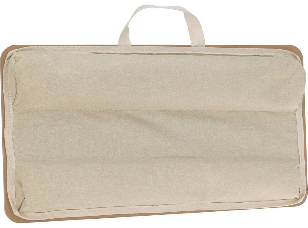 Masă laterală pentru laptop, maro, 57,5 x 4 x 30,5 cm, MDF