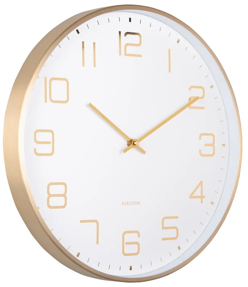 Ceas de perete ø 40 cm Elegance Glow – Karlsson