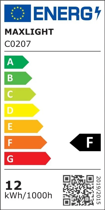Spot aplicat LED pentru baie IP65 CHARON alb C0207 MX