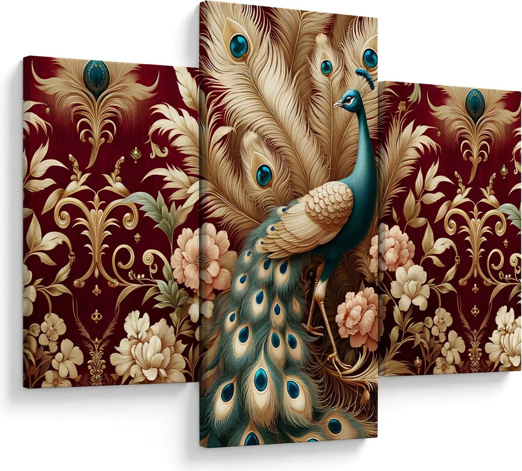 Tablou – Păun elegant (90x60 cm)