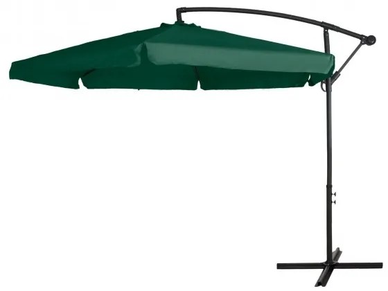 ShopJK UMBRELĂ DE SOARE PENTRU GRĂDINĂ 350 CM CAPPUCINO