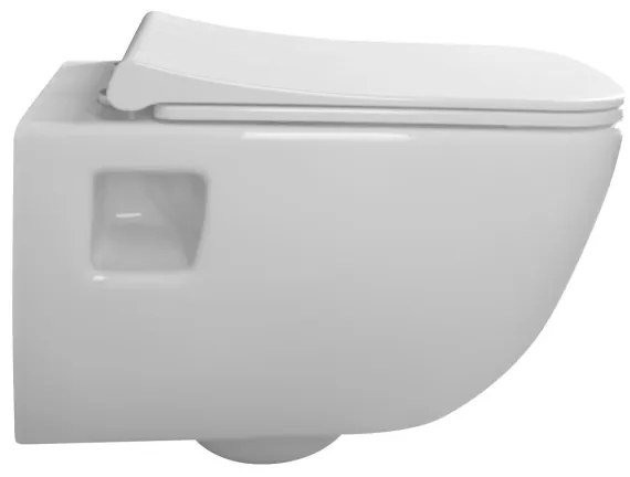 Bruckner - WC suspendat Rimless WALTER ceramică/culoare albă