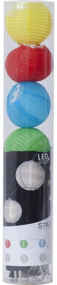 Șirag luminos LED cu lampioane Star Trading Festival, lungime 4,5 m