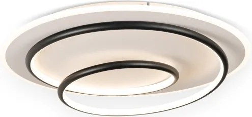 BRILAGI - Plafonieră LED dimabilă FLARE LED/70W/230V Ø 50 cm albă/neagră + telecomandă