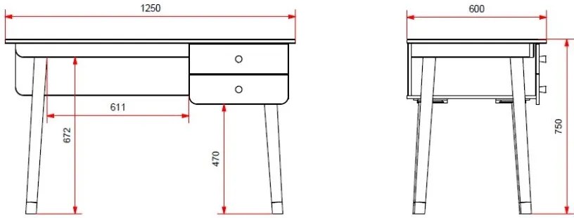 Set BILLY în alb (alb satinat) format dintr-un Pat copii (90 x 200 cm), o noptieră, un birou și o comodă.