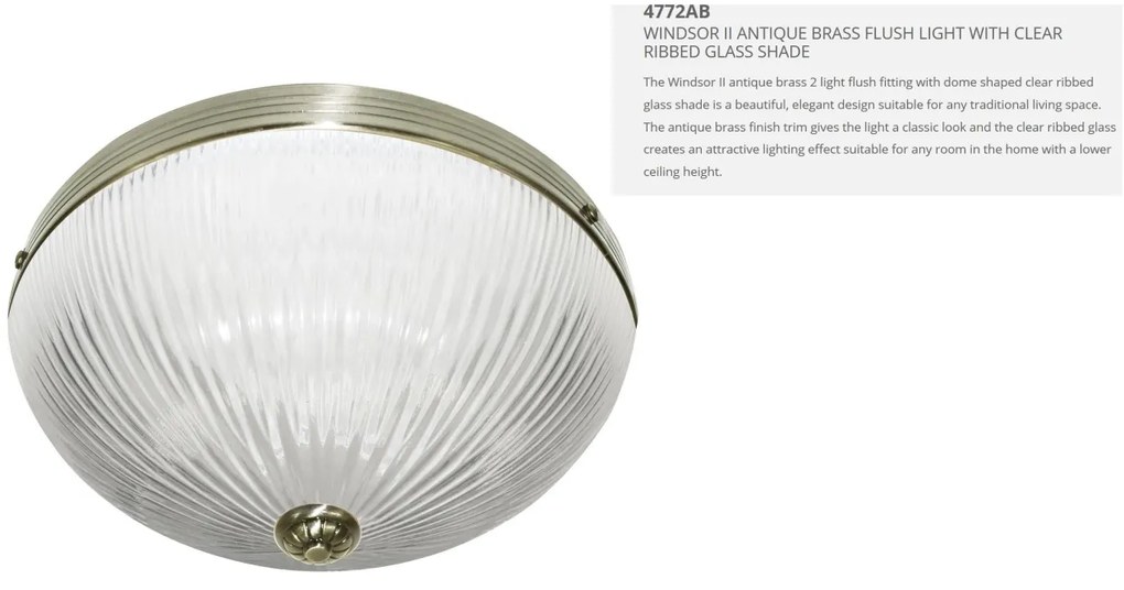 Plafoniera traditionala stil clasic Windsor II 4772AB SRT