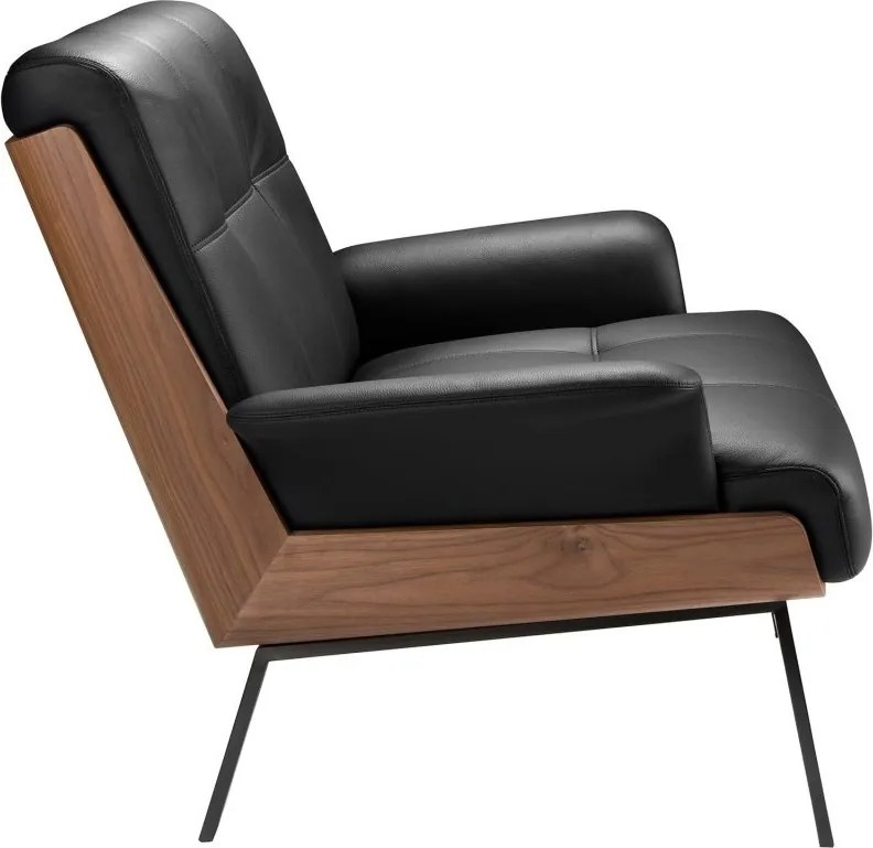 Fotoliu elegant design italian Black-Walnut