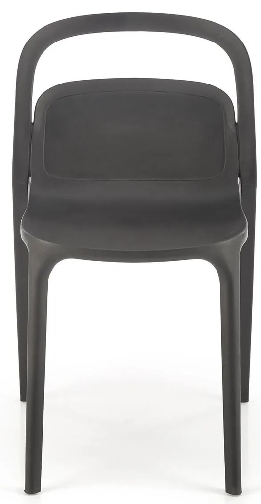 Scaun din plastic negru K490