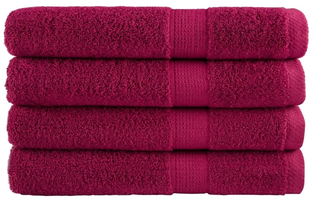 vidaXL Prosoape de saună premium SOLUND 4 buc 80x200cm 600gsm