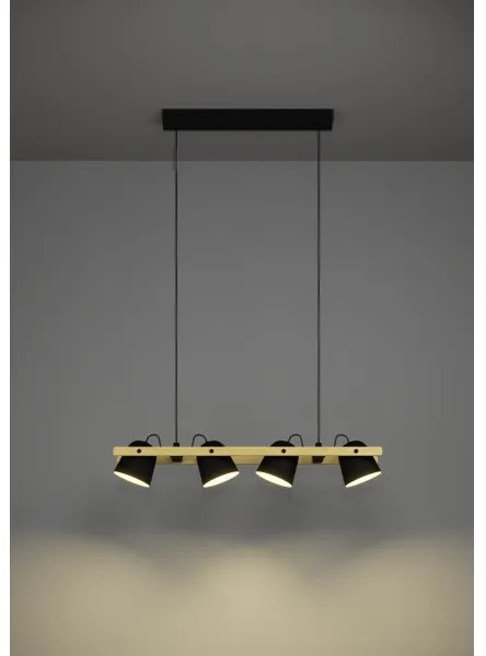 Lustră LED RGBW dimabilă pe cablu Eglo 900883 HORNWOOD-Z 4xLED/3,7W/230V