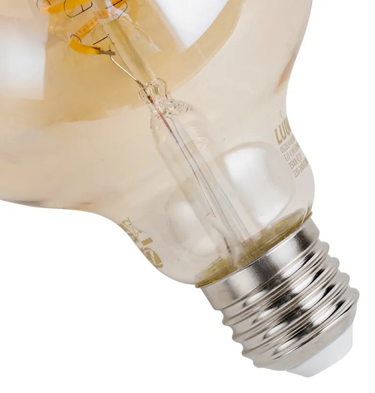 Bec LED inteligent E27 reglabil G95 chihlimbar 4.9W 320lm 2500K
