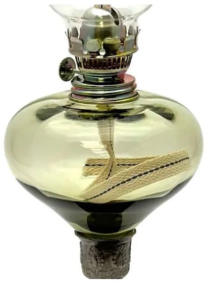 Lampă cu petrol KRASOMÍRA 42 cm verde pădure