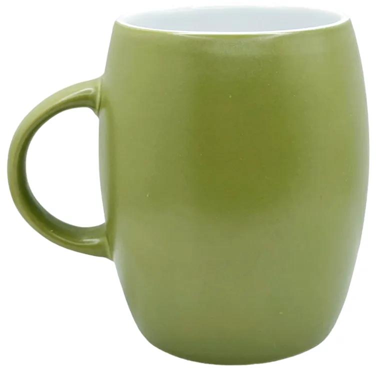 Cana verde ceramica DIDDY , 380ml