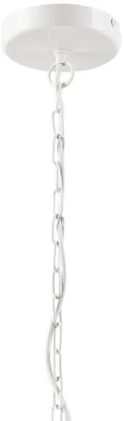 Lustră pe lanț GINA 5xE27/60W/230V albă