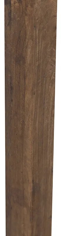 Lampă de podea industrială din bronz cu lemn de mango - Mangoes