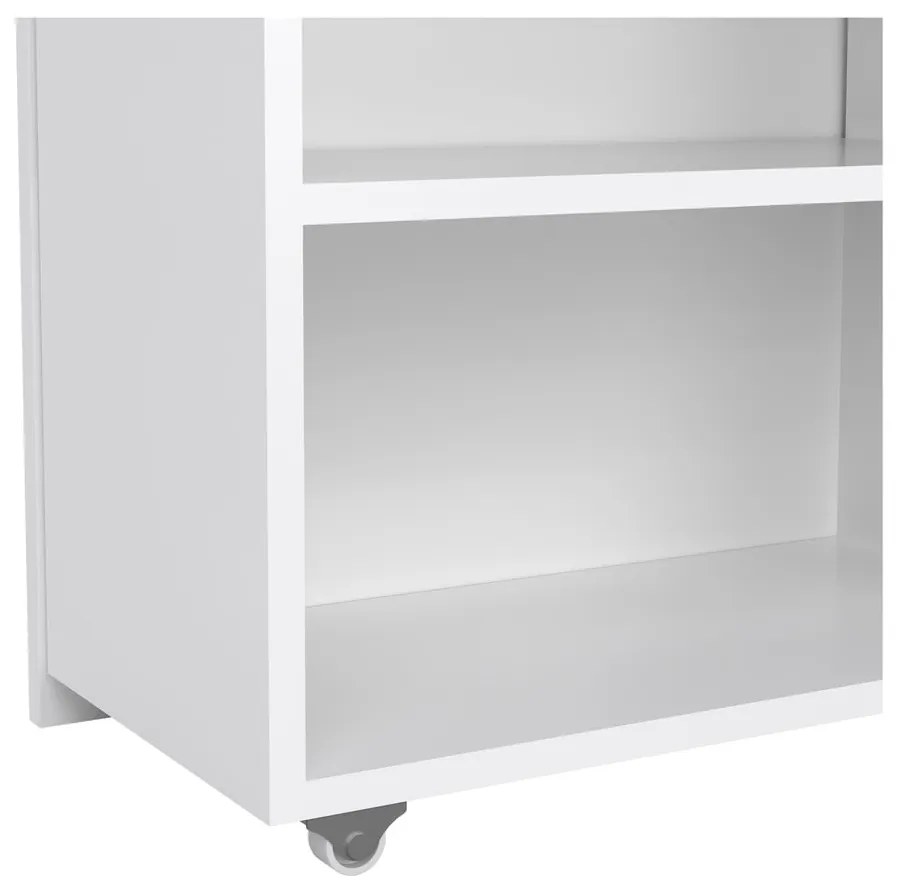 Tăblie de pat albă 145x80 cm Naia – Tvilum