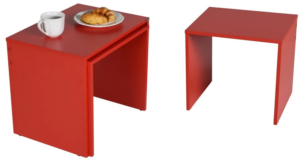 Masă pliabilă SHP Red, 3 buc