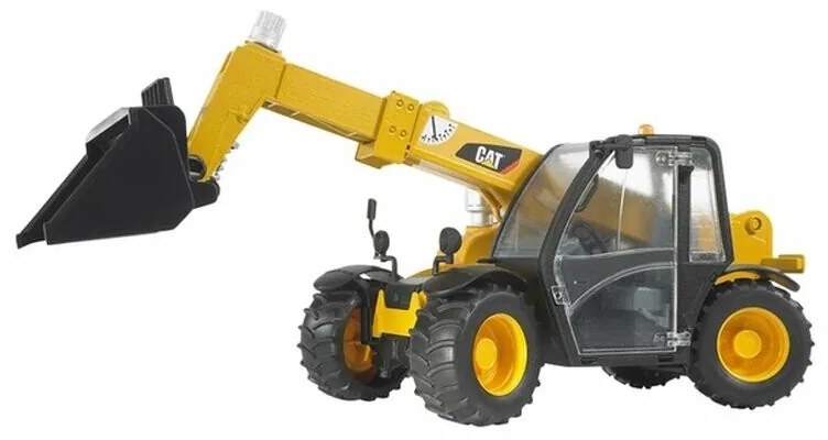 Bruder 02141 CAT Caterpillar încărcător cu brațtelescopic, 1:16