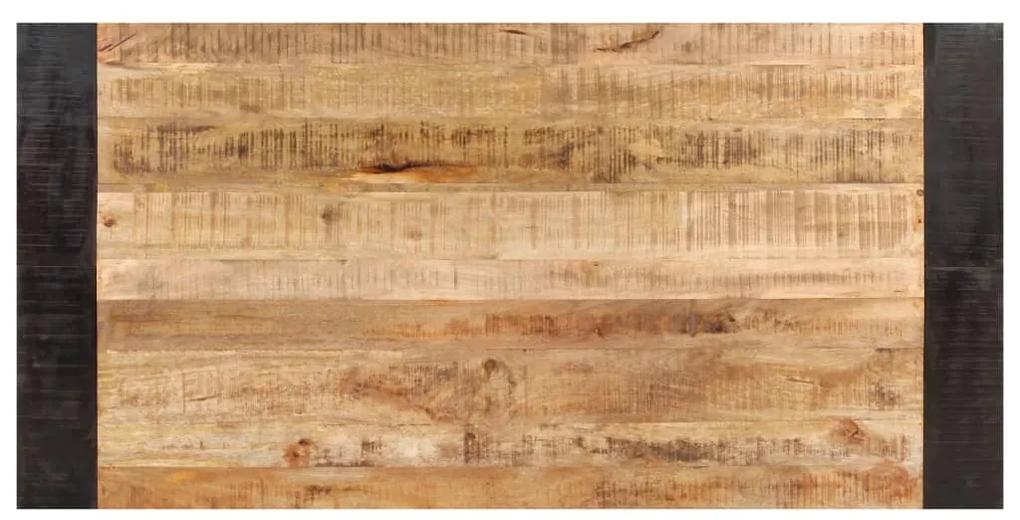 Masa de bucatarie, 180 x 90 x 76 cm, lemn masiv de mango 1, Maro deschis, 180 x 90 x 76 cm
