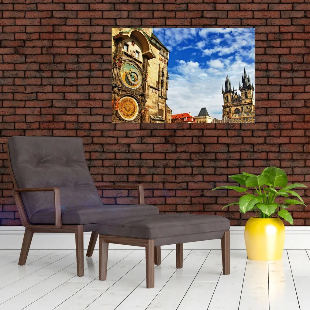 Tablou - Ceasul astronomic din Praga (90x60 cm)