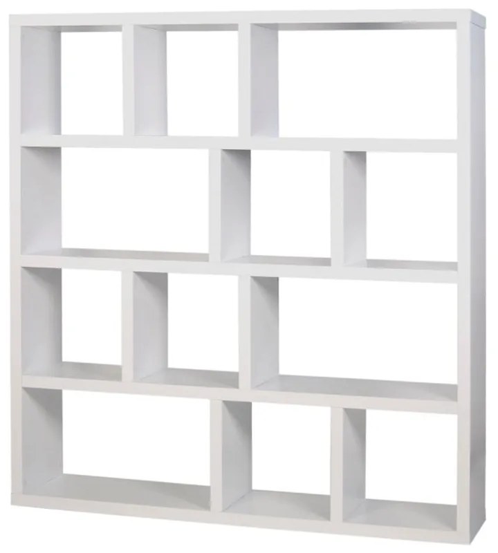 Bibliotecă albă 150x159 cm Berlin – TemaHome