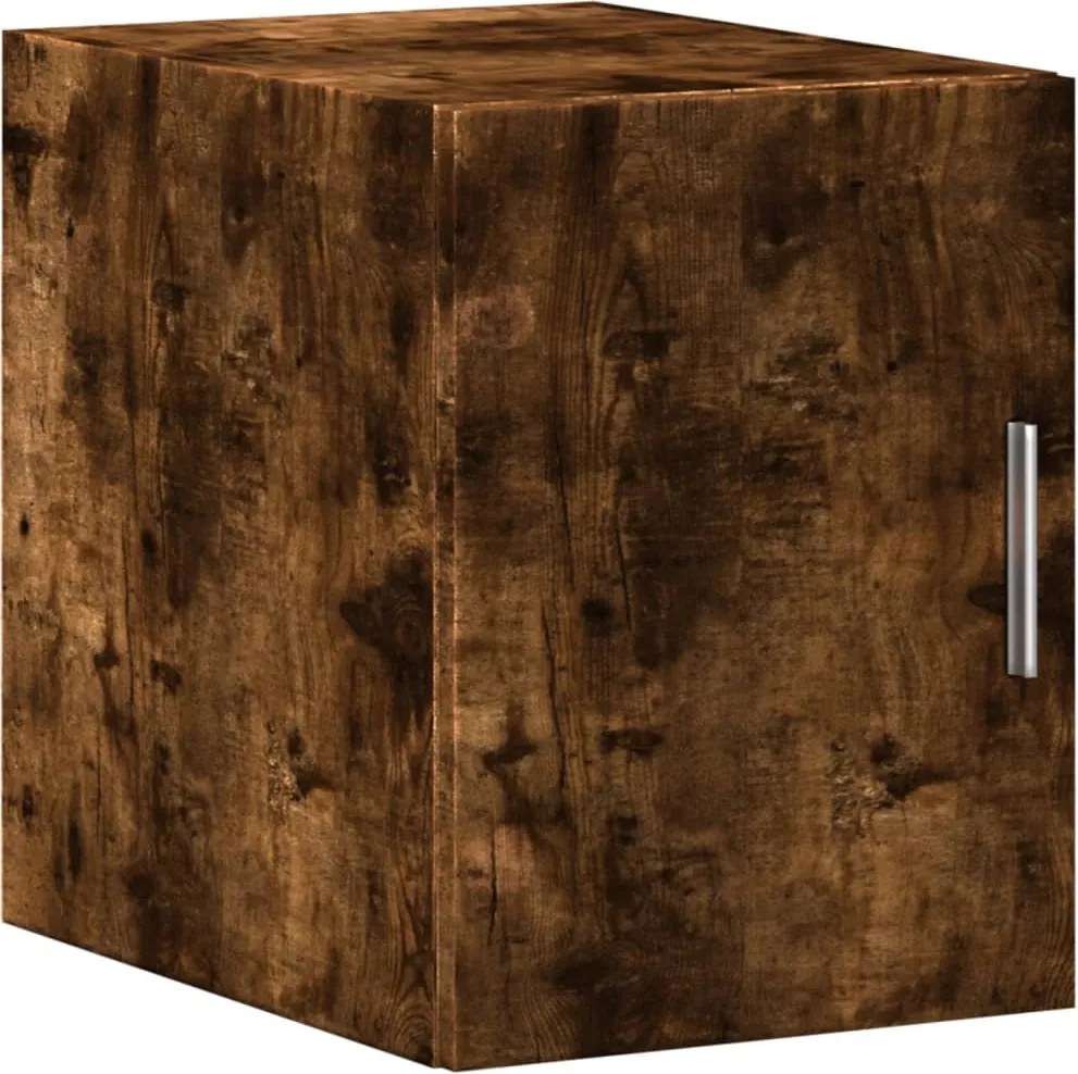 vidaXL Dulap de perete, stejar fumuriu, 30x42,5x40 cm, lemn compozit