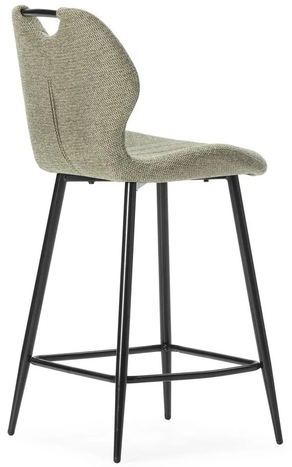 Scaune de bar verzi 2 buc. (înălțime șezut 65 cm) Muli – Marckeric