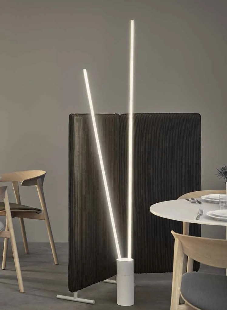 Lampadar LED design modern minimalist VERTICAL 44W alb