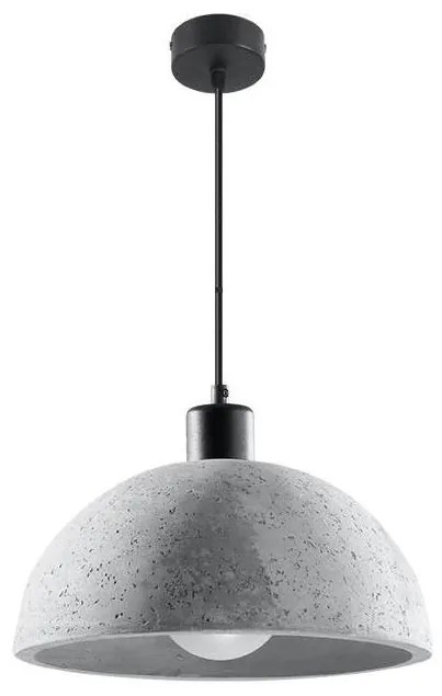 Sollux SL.0847 - Pendul PABLITO 1xE27/60W/230V beton pe cablu