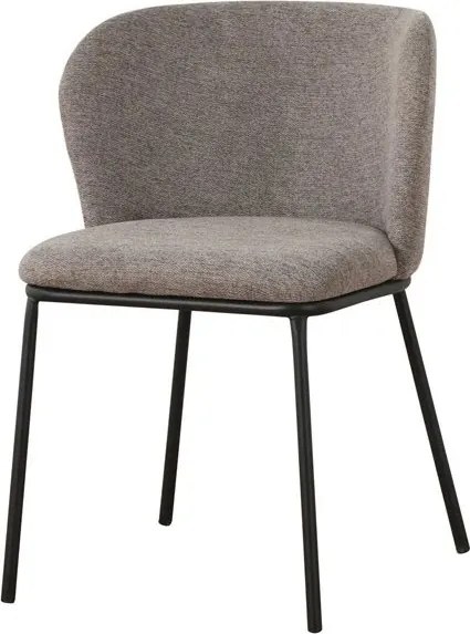 Set 2 scaune stil retro LYON tesatura gri-bej