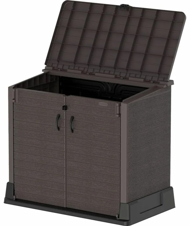 Duramax Cutie de depozitare pentru grădinăStoreAway maro, 850 l