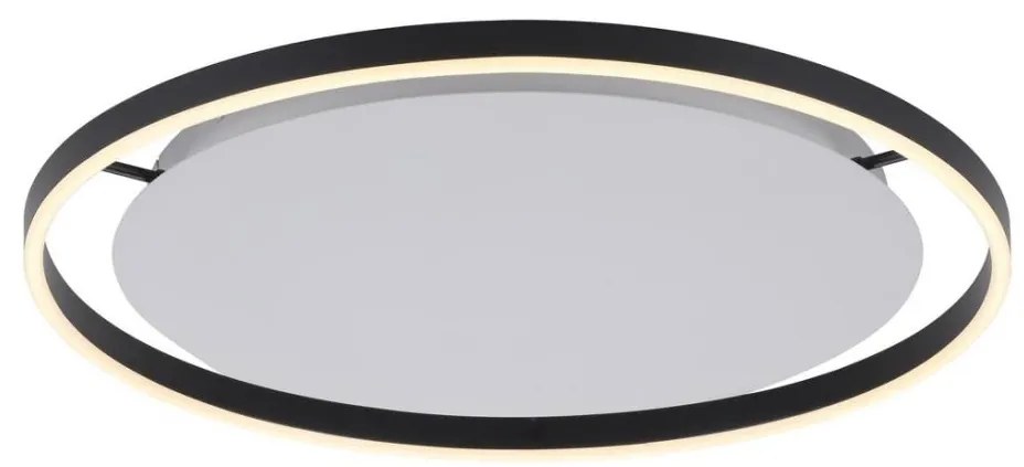Leuchten Direkt 15392-13 - LED plafonieră RITUS 30W/230V negru dimabil