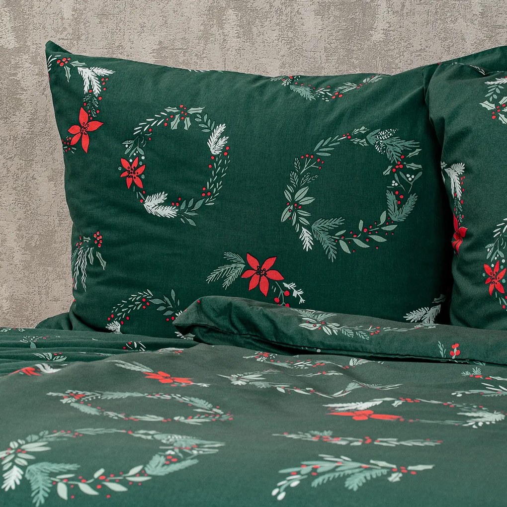 Lenjerie de pat din bumbac 4Home Poinsettia ,140 x 200 cm, 70 x 90 cm, 140 x 200 cm, 70 x 90 cm