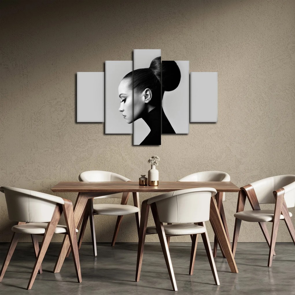 Tablou - Profilui femeii frumoase (150x105 cm)