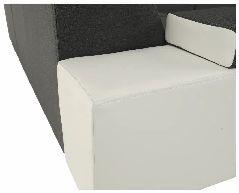 Colţar universal, gri/alb, 2+3, MARBELA LUX