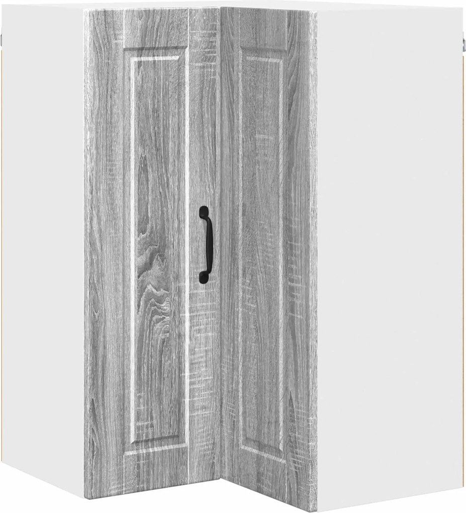 vidaXL Dulap de bucătărie Gri Sonoma 57 x 57 x 80 cm Lemn compozit