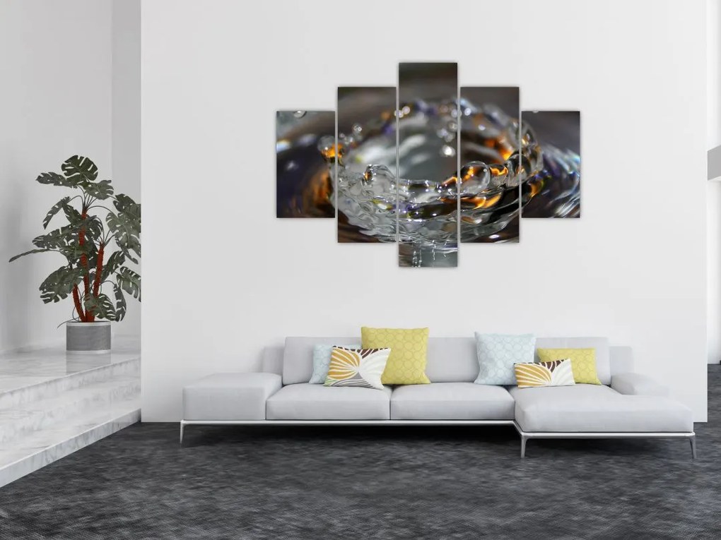 Tablou cu brățara din picături de apă (150x105 cm)