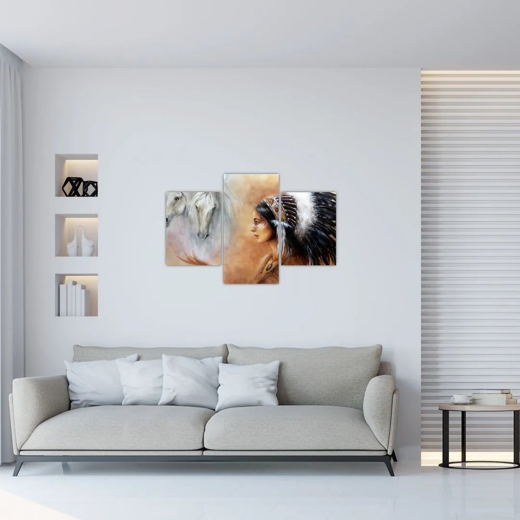 Tablou - Farmecele indienilor (90x60 cm)