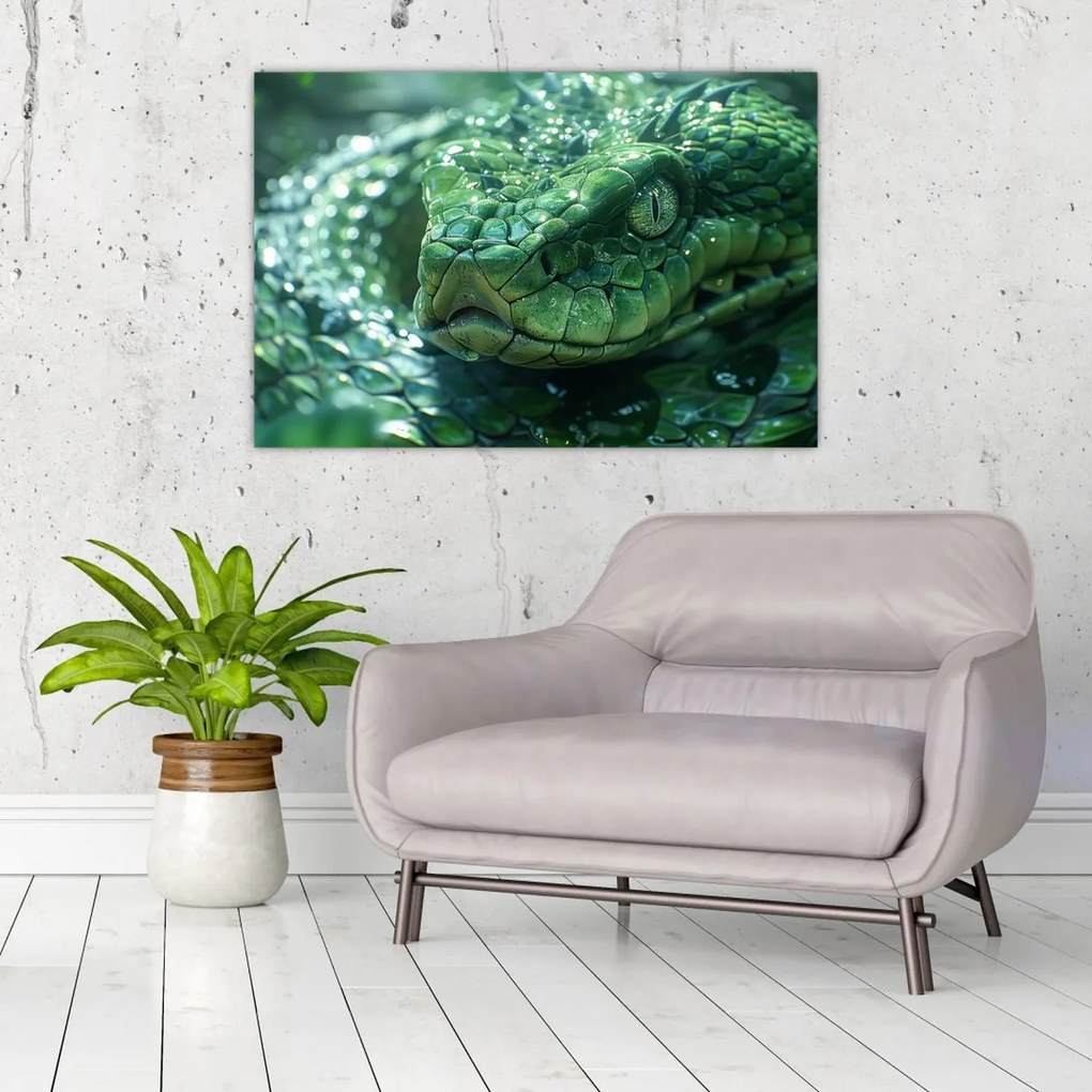 Tablou - Portret de șarpe (90x60 cm)