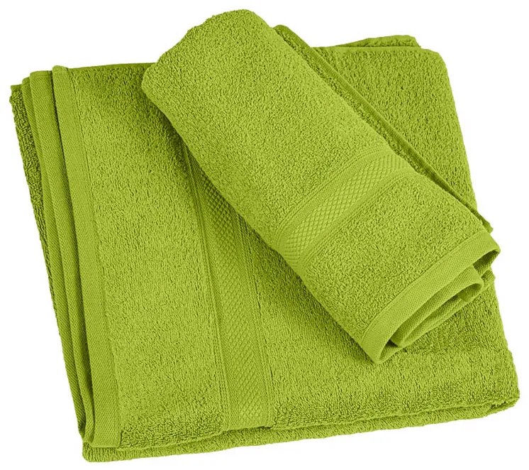 1x prosop de baie CLARYSSE ELEGANCE 70x140 cm + 1x prosop CLARYSSE 60x110 cm 100% bumbac, verde